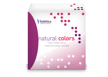 Lentillas Solótica Cristal Natural Colors en Gris Claro con Aro de Definición | Lentes de Contacto VIP