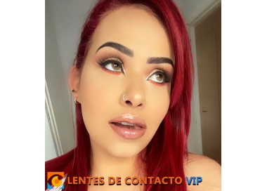 Lentillas Gema VIP - Lentes de Contacto Verde con Marrón | Envío Gratis