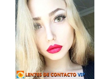 Lentillas Solótica Mel Hidrocor en Verde Grisáceo | Lentes de Contacto VIP