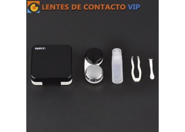 Estuche Premium Negro Satinado con Espejo y Accesorios