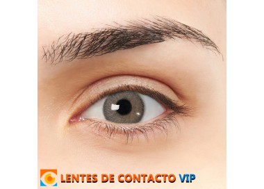 Lentillas Málaga VIP Gris Moderado | Con Aro de Definición - Lentes de Contacto VIP