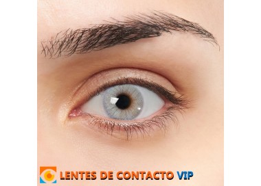 Lentillas Topacio VIP - Celeste con Gris Claro | Sin Aro de Definición