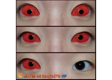 Lentillas Sclera Rojas de 22mm | Lentes de Contacto VIP España