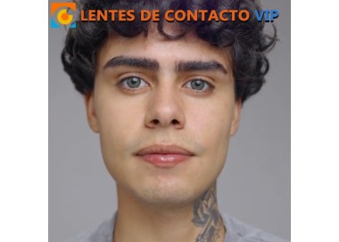 Lentillas Madrid VIP Gris con Verde | Envío Gratis | Lentes de Contacto España