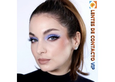 Lentillas Ibiza VIP Azul con Verde | Envío Gratis | Lentes de Contacto España