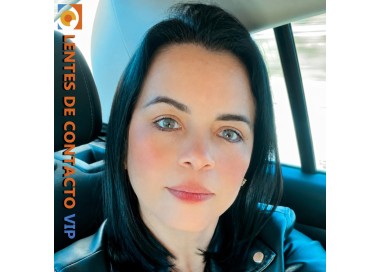 Lentillas Tecno VIP | Color Gris con Verde - Envío Gratis
