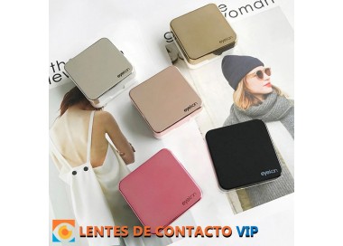 Estuche Premium Plateado | Organizador de Accesorios de Belleza - Lentes de Contacto VIP