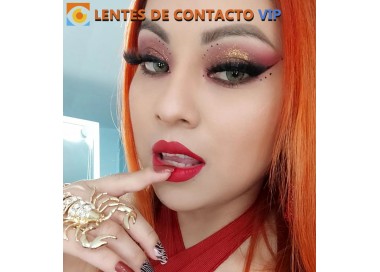 Lentillas Barcelona VIP Verde Grisáceo | Envío Gratis | Lentes de Contacto España