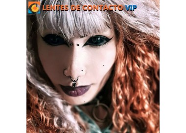 Lentillas Sclera Negras de 22mm | Lentes de Contacto VIP España