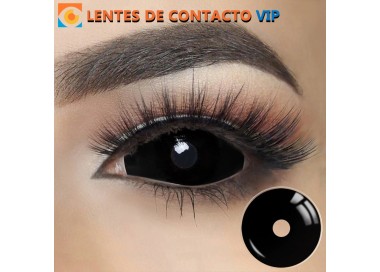 Lentillas Sclera Negras de 22mm | Lentes de Contacto VIP España