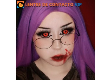 Lentillas Sclera Negras y Amarillas de 22mm | Lentes de Contacto VIP España