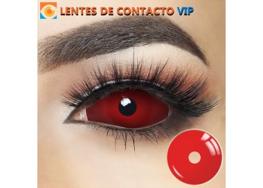 Lentillas Sclera Rojas de 22mm | Lentes de Contacto VIP España