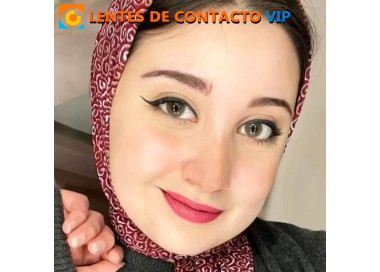 Lentillas Amazona VIP Verde Moderado | Colección Piedras Preciosas - Lentes de Contacto VIP