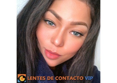 Lentillas Pop VIP | Color Azul con Verde - Envío Gratis