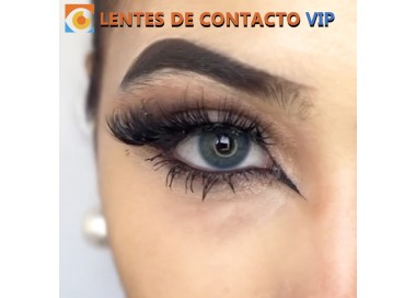 Lentillas Pop VIP | Color Azul con Verde - Envío Gratis